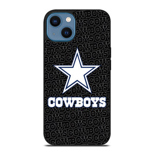 DALLAS COWBOYS FOOTBALL BLACK WALL iPhone 14 Case