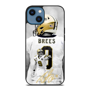 DREW BREES 9 SIGNATURE NEW ORLEANS iPhone 14 Case