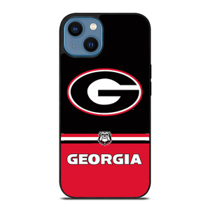 GEORGIA BULDOGS STRIPS iPhone 14 Case
