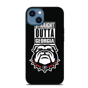 GEORGIA BULLDOGS UGA STRAIGHT OUTTA iPhone 14 Case