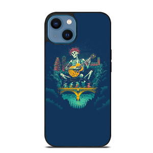 GRATEFUL DEAD SKULL GUITAR iPhone 14 Case GRATEFUL DEAD SKULL GUITAR iPhone 14 Case