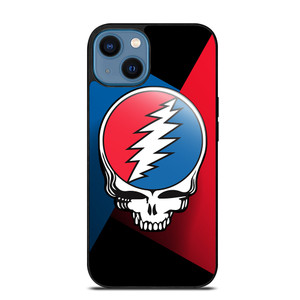 GRATEFUL DEAD SKULL STRIPS iPhone 14 Case GRATEFUL DEAD SKULL STRIPS iPhone 14 Case