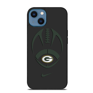 GREEN BAY PACKERS BLACK WALL iPhone 14 Case