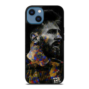 LEO MESSI BARCELONA ART iPhone 14 Case