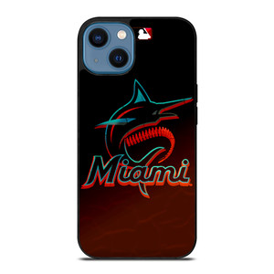 MIAMI MARLINS MLB BASEBALL TEAM LOGO iPhone 14 Case