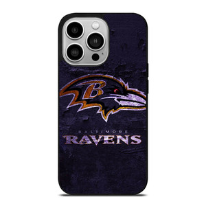 BALTIMORE RAVENS LOGO SKETCH iPhone 14 Pro Case