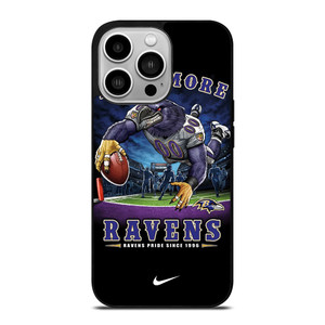 BALTIMORE RAVENS NFL ART iPhone 14 Pro Case BALTIMORE RAVENS NFL ART iPhone 14 Pro Case