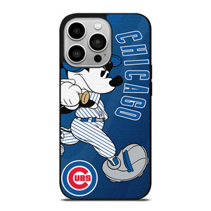 CHICAGO CUBS BASEBALL MICKEY MOUSE iPhone 14 Pro Case CHICAGO CUBS BASEBALL MICKEY MOUSE iPhone 14 Pro Case