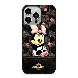 COACH NEW YORK LOGO BABY MINNIE MOUSE iPhone 14 Pro Case COACH NEW YORK LOGO BABY MINNIE MOUSE iPhone 14 Pro Case