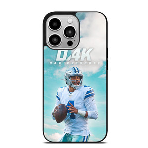DAK PRESCOTT DALLAS COWBOYS FOOTBALL RISING iPhone 14 Pro Case