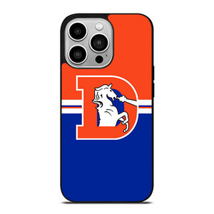 DENVER BRONCOS HORSE WHITE LOGO iPhone 14 Pro Case DENVER BRONCOS HORSE WHITE LOGO iPhone 14 Pro Case
