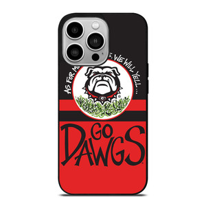 GEORGIA BULLDOGS DAWGS STRIP iPhone 14 Pro Case
