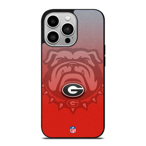GEORGIA BULLDOGS FOOTBALL RED iPhone 14 Pro Case