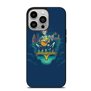 GRATEFUL DEAD SKULL GUITAR iPhone 14 Pro Case GRATEFUL DEAD SKULL GUITAR iPhone 14 Pro Case