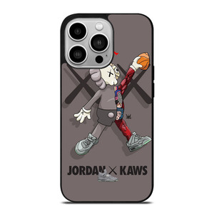 KAWS AIR JORDAN GREY iPhone 14 Pro Case KAWS AIR JORDAN GREY iPhone 14 Pro Case