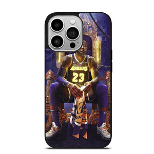 LEBRON JAMES LAKERS KING SITDOWN iPhone 14 Pro Case LEBRON JAMES LAKERS KING SITDOWN iPhone 14 Pro Case
