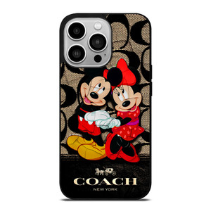 MICKEY MINNIE MOUSE COACH NEW YORK iPhone 14 Pro Case MICKEY MINNIE MOUSE COACH NEW YORK iPhone 14 Pro Case
