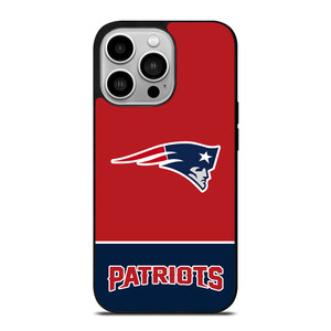 NEW ENGLAND PATRIOTS STRIPS FOOTBALL LOGO iPhone 14 Pro Case