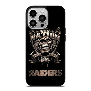 OAKLAND RAIDERS FOOTBALL ONE NATION iPhone 14 Pro Case OAKLAND RAIDERS FOOTBALL ONE NATION iPhone 14 Pro Case