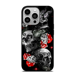 OAKLAND RAIDERS SKULL LOGO iPhone 14 Pro Case