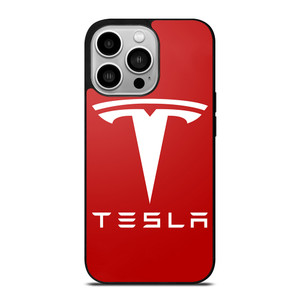 TESLA MOTORS RED LOGO iPhone 14 Pro Case TESLA MOTORS RED LOGO iPhone 14 Pro Case