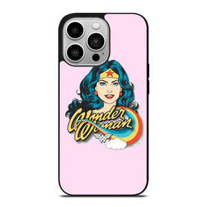 WONDER WOMAN CARTOON PINK iPhone 14 Pro Case