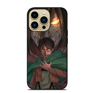 ATTACK ON TITAN EREN YEAGER ANIME MANGA iPhone 14 Pro Max Case ATTACK ON TITAN EREN YEAGER ANIME MANGA iPhone 14 Pro Max Case