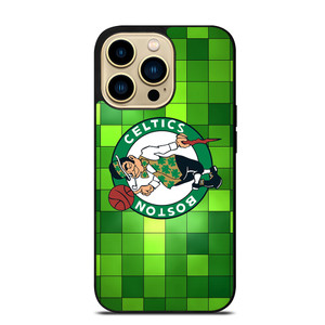 BOSTON CELTICS BASKETBALL SQUARE LOGO iPhone 14 Pro Max Case