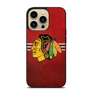 CHICAGO BLACK HAWKS RED LOGO iPhone 14 Pro Max Case