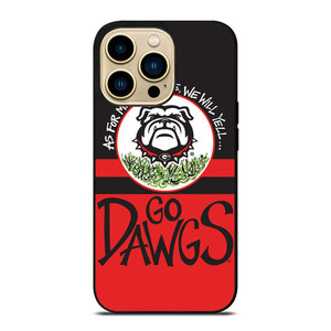 GEORGIA BULLDOGS DAWGS STRIP iPhone 14 Pro Max Case