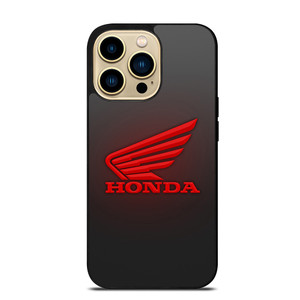 HONDA RED EMBLEM iPhone 14 Pro Max Case