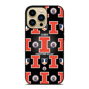 ILLINOIS FIGHTING ILLINI LOGO iPhone 14 Pro Max Case