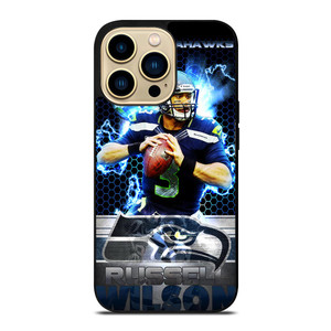 RUSSELL WILSON SEATTLE SEAHAWKS NFL iPhone 14 Pro Max Case RUSSELL WILSON SEATTLE SEAHAWKS NFL iPhone 14 Pro Max Case