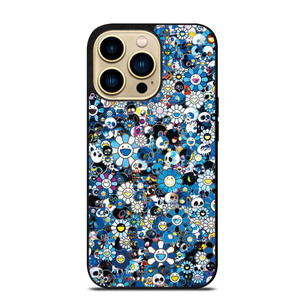 TAKASHI MURAKAMI FLOWERS BLUE iPhone 14 Pro Max Case TAKASHI MURAKAMI FLOWERS BLUE iPhone 14 Pro Max Case