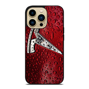 TESLA RED WATER EMBLEM iPhone 14 Pro Max Case TESLA RED WATER EMBLEM iPhone 14 Pro Max Case