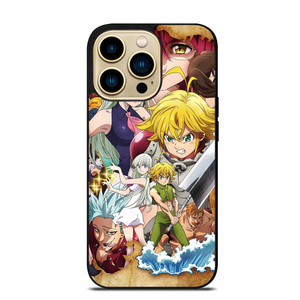 THE SEVEN DEADLY SINS MELIODAS AND FRIENDS iPhone 14 Pro Max Case THE SEVEN DEADLY SINS MELIODAS AND FRIENDS iPhone 14 Pro Max Case