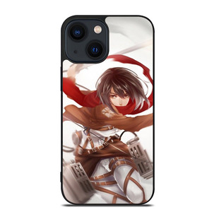 ATTACK ON TITAN MIKASA ACKERMAN ANIME MANGA iPhone 14 Plus Case