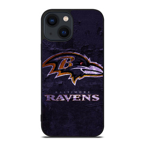 BALTIMORE RAVENS LOGO SKETCH iPhone 14 Plus Case BALTIMORE RAVENS LOGO SKETCH iPhone 14 Plus Case