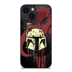 BOBA FETT HELMET STAR WARS ART iPhone 14 Plus Case