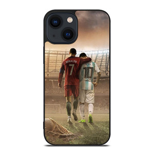 CRISTIANO RONALDO AND LIONEL MESSI iPhone 14 Plus Case CRISTIANO RONALDO AND LIONEL MESSI iPhone 14 Plus Case
