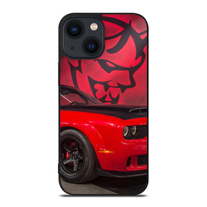 DODGE CAR DEMON LOGO RED iPhone 14 Plus Case