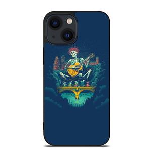 GRATEFUL DEAD SKULL GUITAR iPhone 14 Plus Case GRATEFUL DEAD SKULL GUITAR iPhone 14 Plus Case