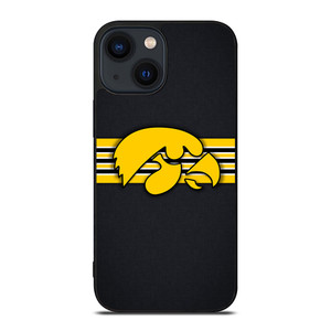 IOWA UNIVERSITY FOOTBALL TEAM LOGO iPhone 14 Plus Case