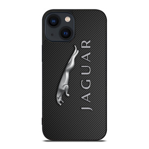 JAGUAR CAR LOGO CARBON iPhone 14 Plus Case