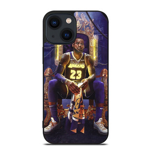LEBRON JAMES LAKERS KING SITDOWN iPhone 14 Plus Case