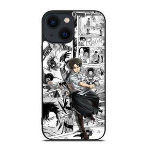 LEVI ACKERMAN ATTACK ON TITAN MANGA CARTOON iPhone 14 Plus Case LEVI ACKERMAN ATTACK ON TITAN MANGA CARTOON iPhone 14 Plus Case