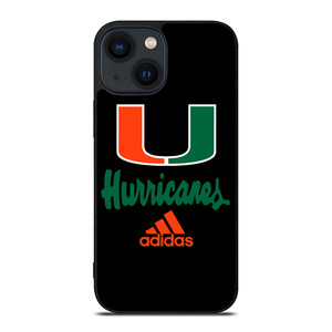MIAMI HURRICANES ADIDAS iPhone 14 Plus Case