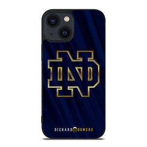 NOTRE DAME IRISH ND INITIAL LOGO iPhone 14 Plus Case