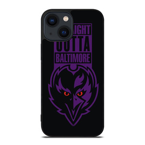 STRAIGHT OUTTA BALTIMORE RAVENS iPhone 14 Plus Case