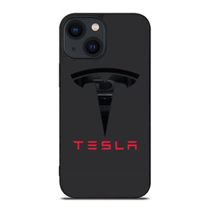 TESLA MOTORS BLACK ICON iPhone 14 Plus Case